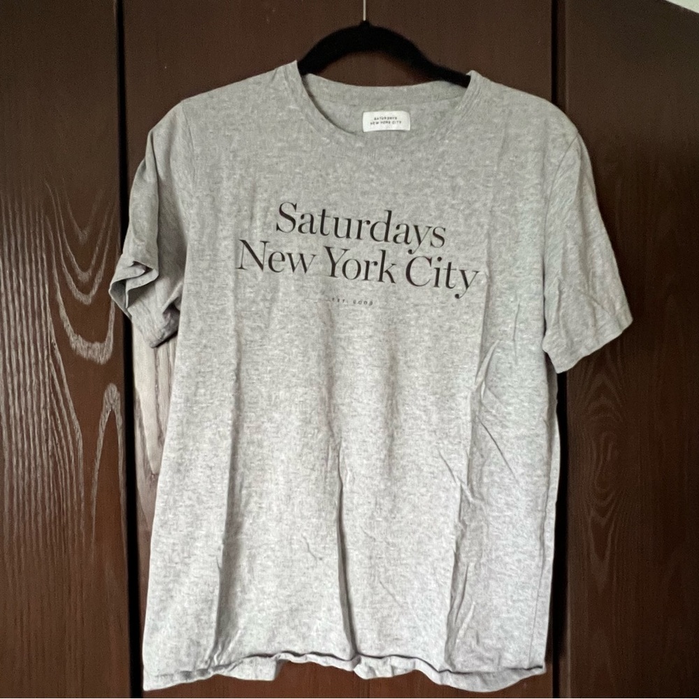 Saturdays New York City Mens Small Heather Graphic Tshirt